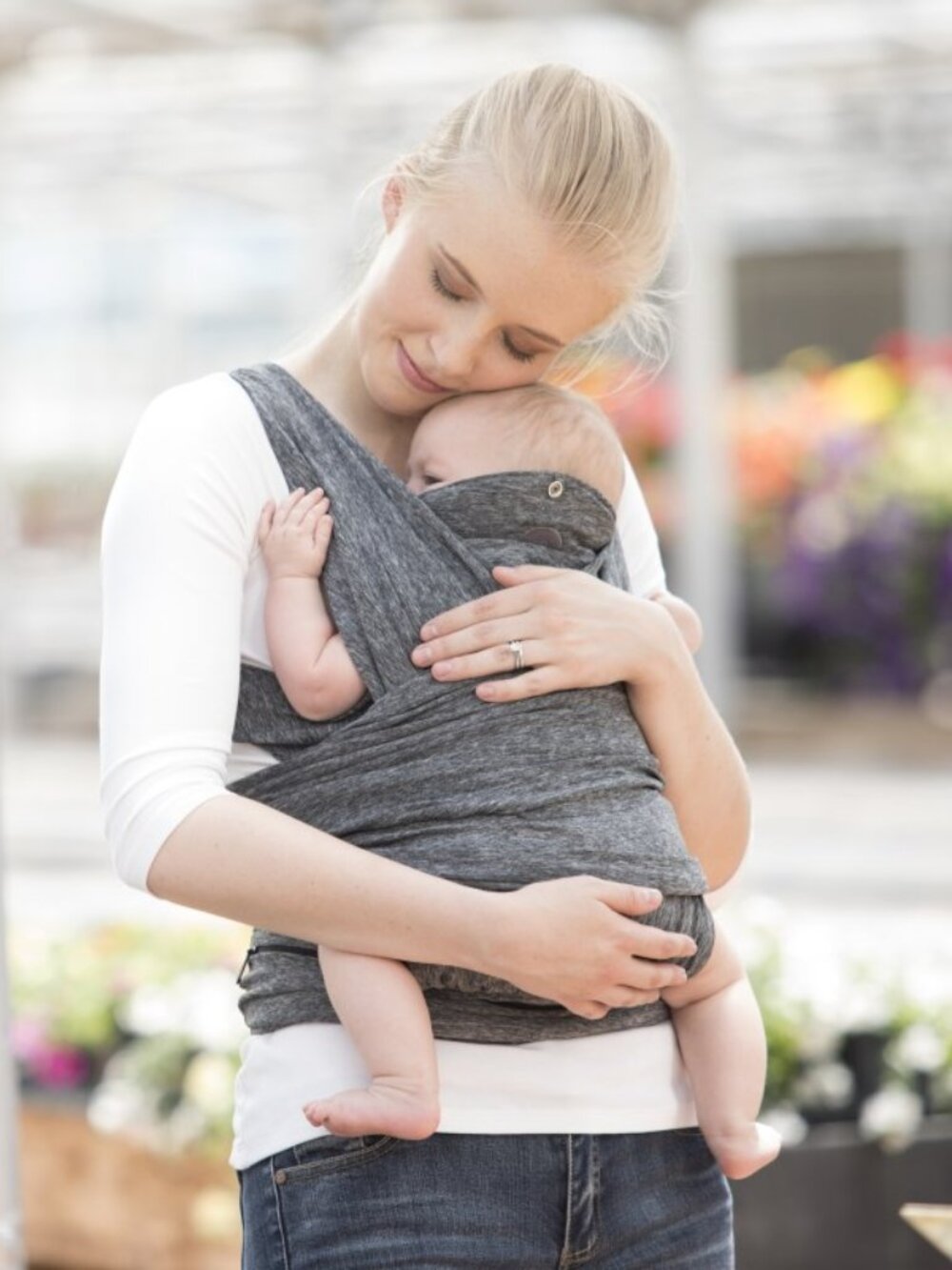 Boppy Comfyfit Carrier Gray